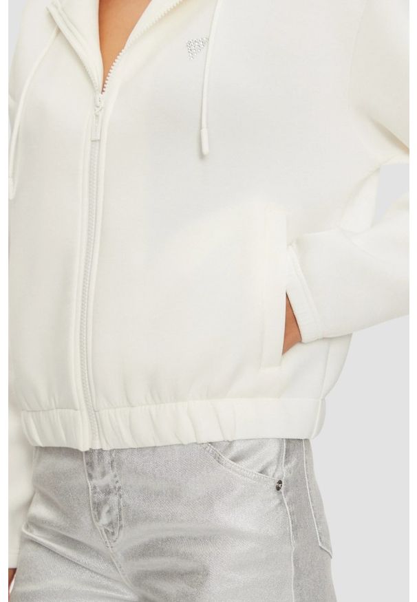 Guess - GUESS Beżowa bluza damska Cecilia, Rozmiar XS. Kolor: beżowy