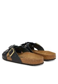 Birkenstock Klapki Siena 1026734 Czarny. Kolor: czarny. Materiał: skóra #6