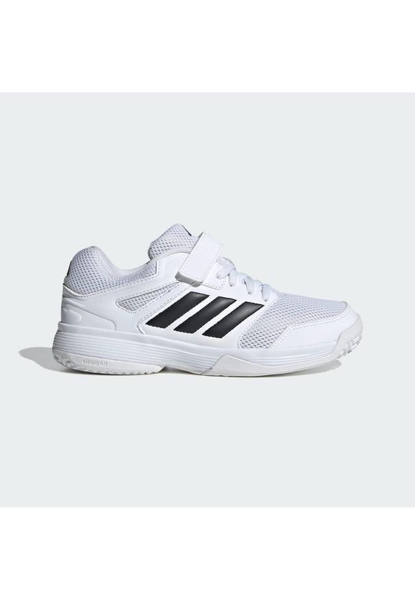 Adidas - Buty halowe dla dzieci Speedcourt Indoor. Kolor: czarny, biały, wielokolorowy. Sport: piłka ręczna