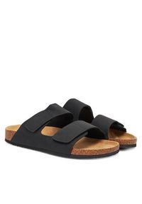 Jack & Jones Klapki Jfwcentral 12257218 Czarny. Kolor: czarny. Materiał: skóra #6