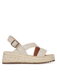 DeeZee Espadryle RS07-24 Beżowy. Kolor: beżowy. Materiał: materiał, syntetyk