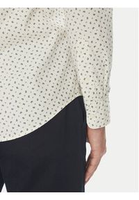 TOMMY HILFIGER - Tommy Hilfiger Koszula MW0MW38559 Beżowy Slim Fit. Kolor: beżowy. Materiał: bawełna #4