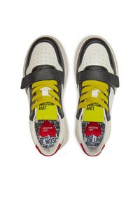 Love Moschino - LOVE MOSCHINO Sneakersy JA15395G1IIAB10A Écru. Materiał: skóra