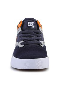 Buty DC Skate Kalis Vulc Mid S M ADYS300719-NGH niebieskie. Kolor: niebieski. Materiał: tkanina, zamsz, guma. Sport: skateboard #4