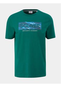 s.Oliver T-Shirt 2135685 Zielony Regular Fit. Kolor: zielony. Materiał: bawełna #5