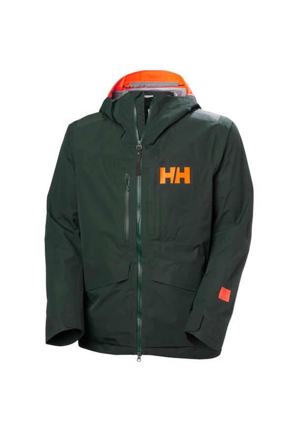 Kurtka narciarska Helly Hansen Ridge Infinity. Kolor: czarny, wielokolorowy, zielony. Sezon: zima. Sport: narciarstwo