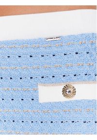 Liu Jo Spódnica ołówkowa WA3387 MA29A Niebieski Slim Fit. Kolor: niebieski. Materiał: bawełna #3