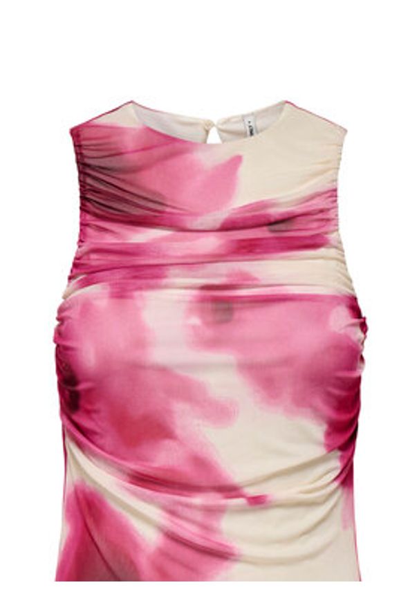 only - ONLY Sukienka koktajlowa Paris 15348167 Różowy Slim Fit. Kolor: różowy. Materiał: syntetyk. Styl: wizytowy