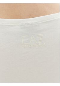 EA7 Emporio Armani T-Shirt 7W000184 AF10373 U0005 Écru Regular Fit. Materiał: bawełna #5