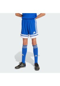 Adidas - Szorty Squadra 25 Kids. Kolor: biały, wielokolorowy, niebieski. Materiał: materiał