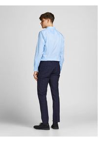 Jack & Jones - Jack&Jones Koszula Parma 12097662 Niebieski Super Slim Fit. Kolor: niebieski. Materiał: bawełna