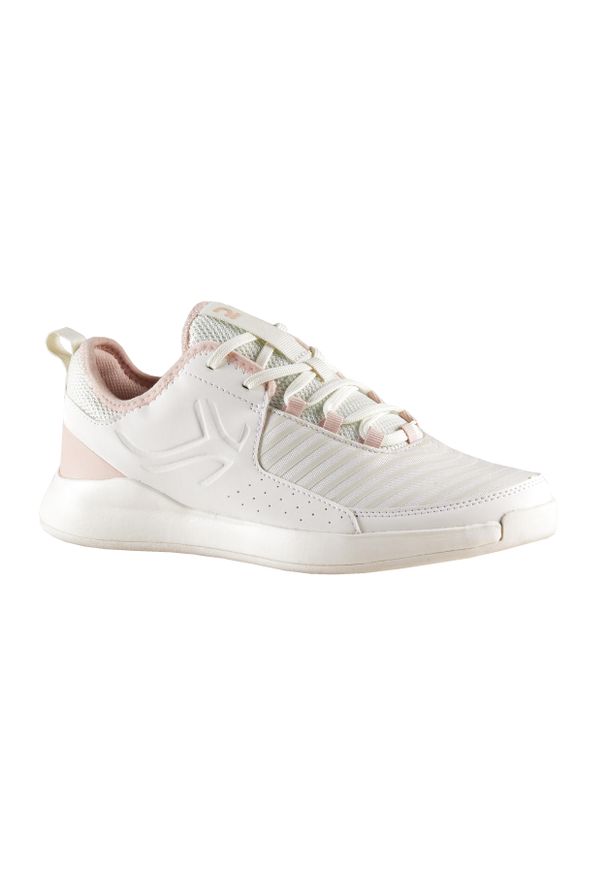 ARTENGO - Buty tenisowe damskie Artengo TS 130. Kolor: biały, wielokolorowy, różowy. Materiał: poliester, mesh. Sport: tenis