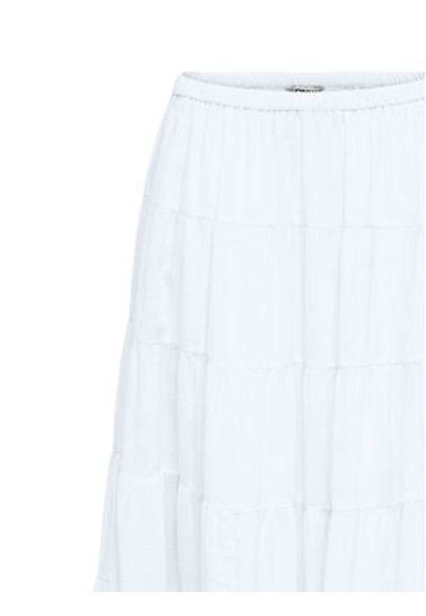 only - ONLY Spódnica maxi Kelly 15374229 Biały Regular Fit. Kolor: biały. Materiał: bawełna