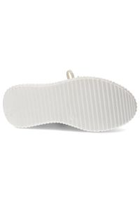 Beżowe Sneakersy Maciejka Eleganckie Sportowe Obuwie Damskie. Okazja: na co dzień. Zapięcie: sznurówki. Kolor: beżowy. Materiał: skóra. Szerokość cholewki: normalna #3