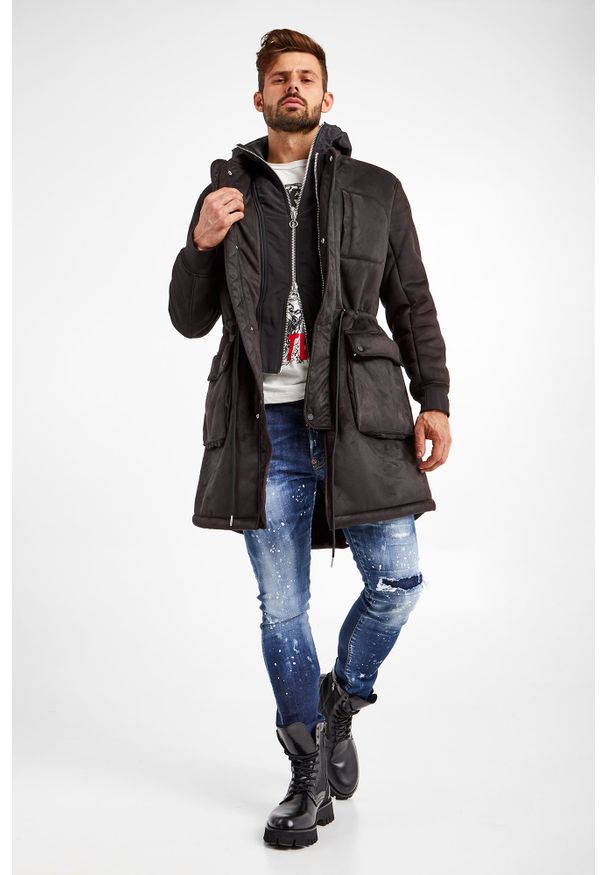 Armani Exchange - Parka ARMANI EXCHANGE. Typ kołnierza: kaptur