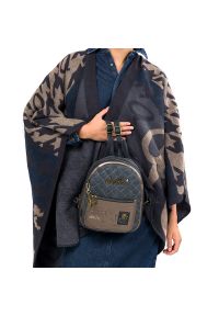 Brązowy Stylowy Damski Plecak Anekke. Kolor: brązowy. Wzór: haft. Styl: elegancki #6