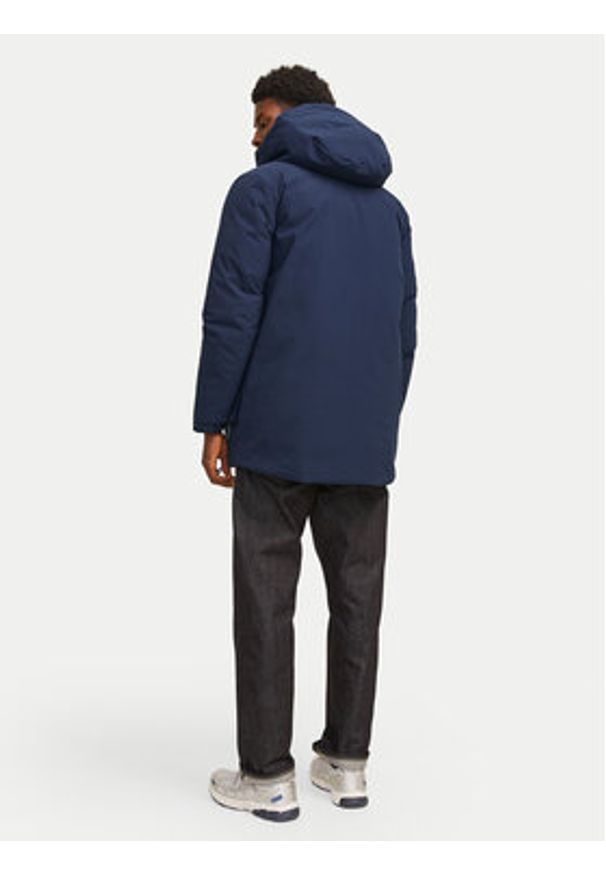Jack & Jones Parka Charlie 12267141 Granatowy Regular Fit. Kolor: niebieski. Materiał: syntetyk