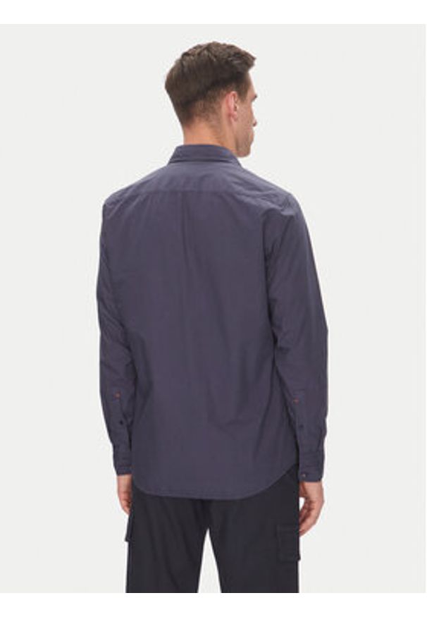 BOSS - Boss Koszula Relegant 50518304 Granatowy Regular Fit. Kolor: niebieski. Materiał: bawełna