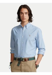 Polo Ralph Lauren Koszula Classics 710767444001 Niebieski Slim Fit. Typ kołnierza: polo. Kolor: niebieski. Materiał: bawełna