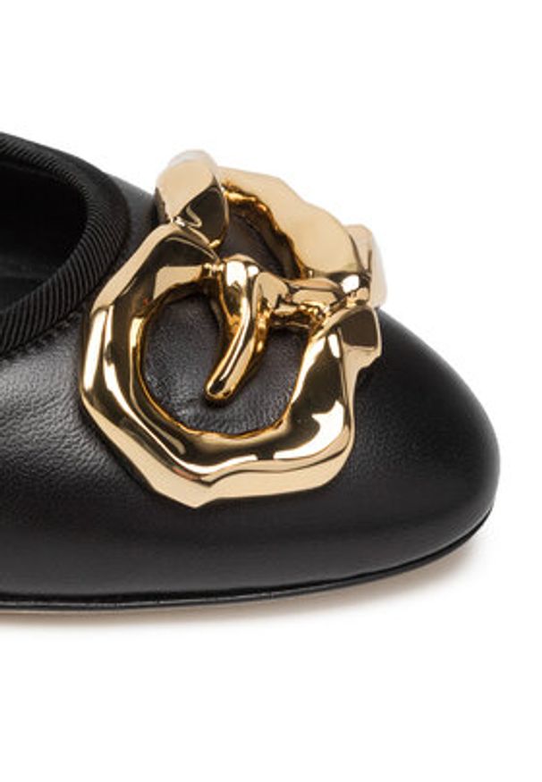 Giuseppe Zanotti - GIUSEPPE ZANOTTI Baleriny E260007 001 Czarny. Kolor: czarny. Materiał: skóra