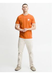 Blend T-Shirt 20715042 Pomarańczowy Regular Fit. Kolor: pomarańczowy. Materiał: bawełna #7