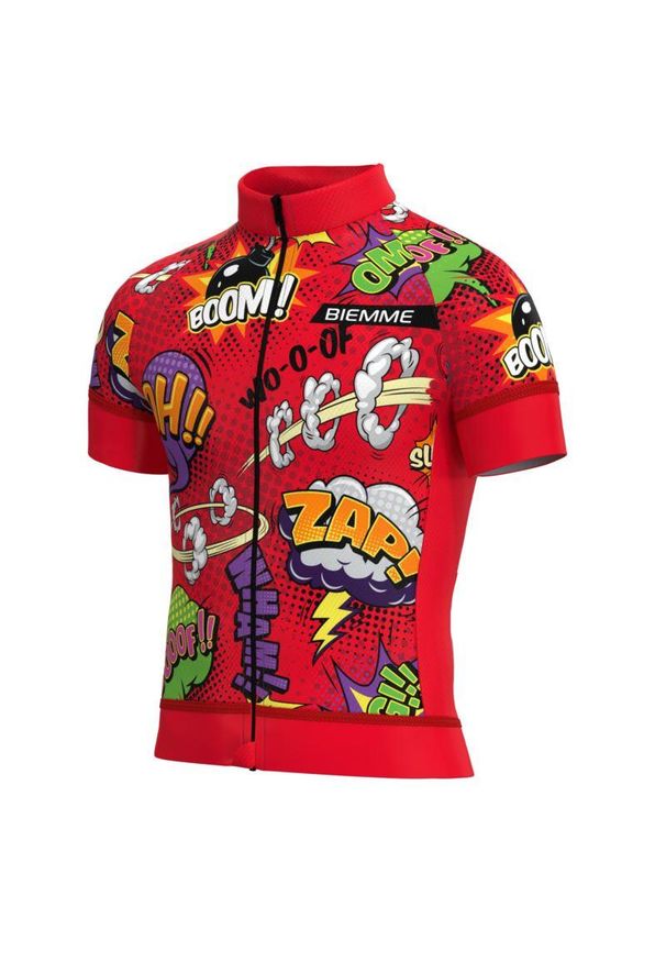 BIEMME - Koszulka rowerowa dziecięca Biemme Young. Długość rękawa: krótki rękaw. Długość: krótkie. Sport: kolarstwo