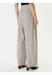 BOSS Spodnie materiałowe Telda1 50553949 Beżowy Oversize. Kolor: beżowy. Materiał: wełna #3