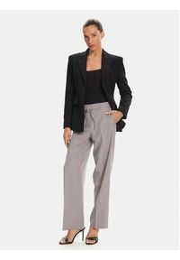 only - ONLY Spodnie materiałowe Marine 15338350 Szary Straight Fit. Kolor: szary. Materiał: syntetyk. Styl: marine #4