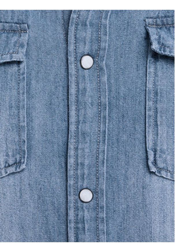 Jack & Jones Koszula Sheridan 12138115 Niebieski Slim Fit. Kolor: niebieski. Materiał: bawełna