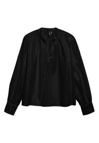 Vero Moda Bluzka Fanni 10336937 Czarny Loose Fit. Kolor: czarny. Materiał: bawełna #5