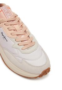 Pepe Jeans Sneakersy PLS60044 Beżowy. Kolor: beżowy. Materiał: skóra, zamsz #4