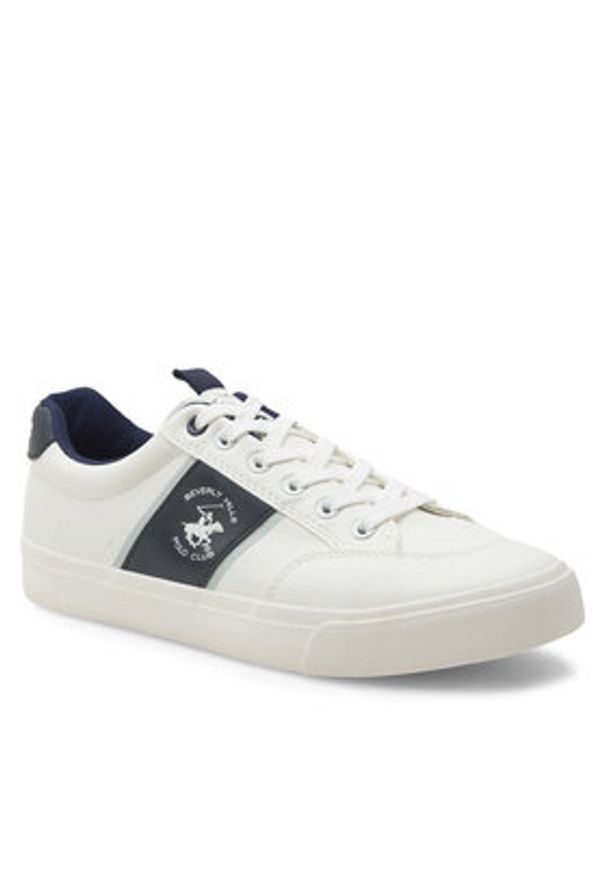 Beverly Hills Polo Club Sneakersy M-SS24-3C012 Biały. Kolor: biały. Materiał: skóra
