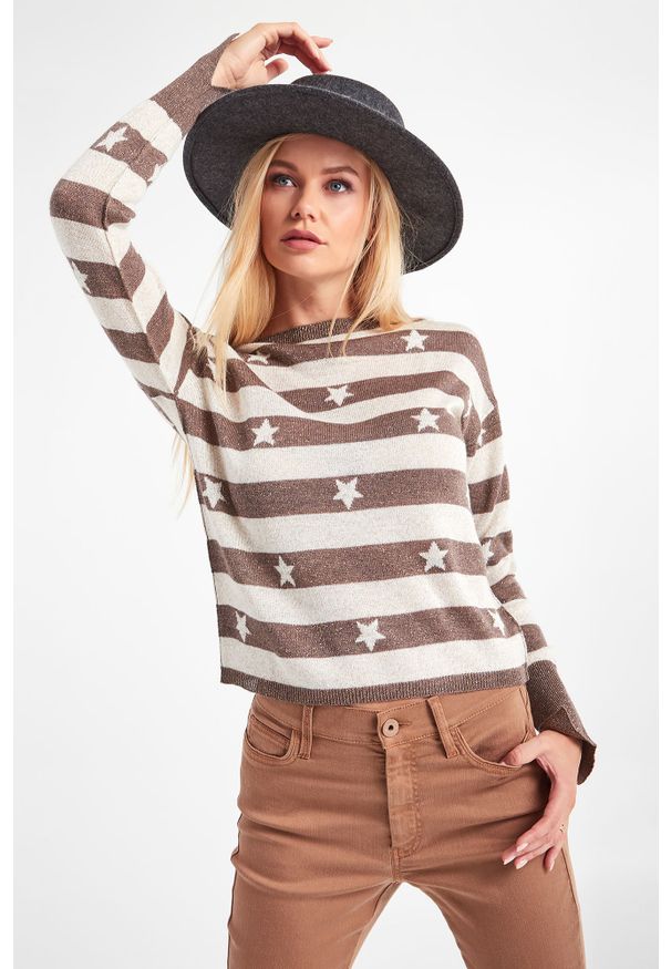 Marella Sport - SWETER COLETTE MARELLA SPORT. Długość rękawa: długi rękaw. Długość: długie. Styl: sportowy