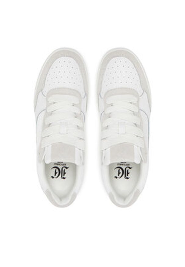 Just Cavalli Sneakersy 78RA3ST3 ZPB00 Biały. Kolor: biały. Materiał: skóra