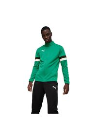 Dres męski Puma Team Rise. Kolor: czarny, zielony, biały, wielokolorowy. Materiał: dresówka. Sport: fitness