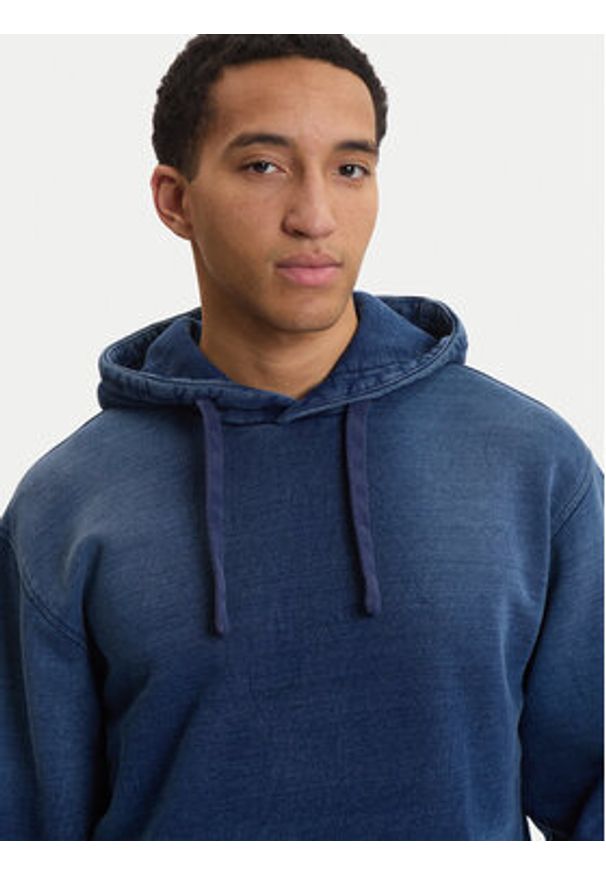 Guess Bluza M6GQ20 K3168 Granatowy Regular Fit. Kolor: niebieski. Materiał: bawełna