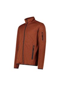 Bluza męska turystyczna CMP 30H5887. Okazja: na co dzień. Kolor: czerwony. Styl: casual, sportowy. Sport: turystyka piesza
