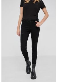Answear Lab Jeansy damskie medium waist. Kolor: czarny. Styl: wakacyjny #1