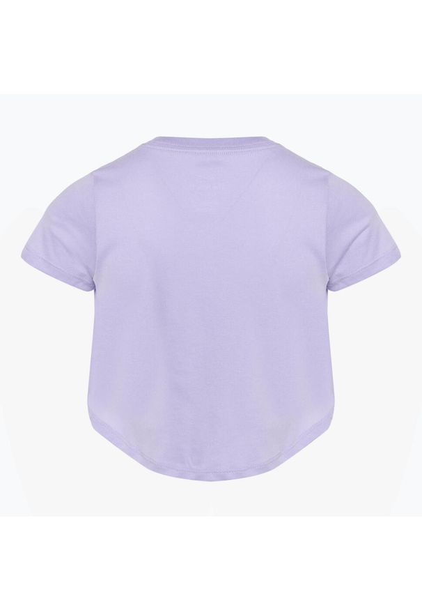 Koszulka dziecięca Nike Pro Dri-Fit Cropped. Kolor: fioletowy. Technologia: Dri-Fit (Nike)