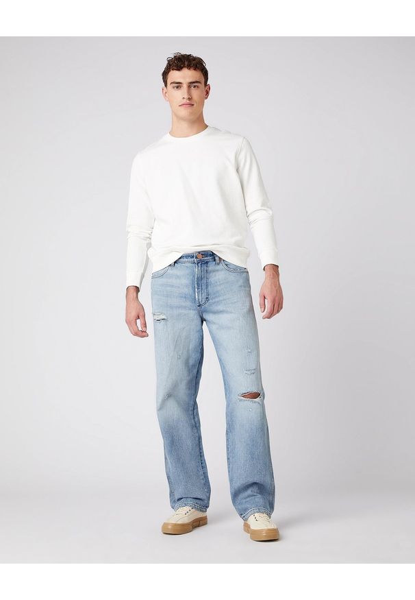 Wrangler - MĘSKIE SPODNIE JEANSOWE WRANGLER REDDING DUST UP BLUE W16XY1383 112141205