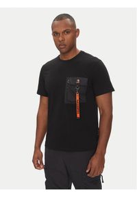 Parajumpers T-Shirt Mojave 25SMPMTSRE07 Czarny Regular Fit. Kolor: czarny. Materiał: bawełna