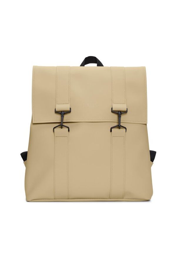 Rains Plecak MSN Bag W3 13300 Beżowy. Kolor: beżowy. Materiał: materiał