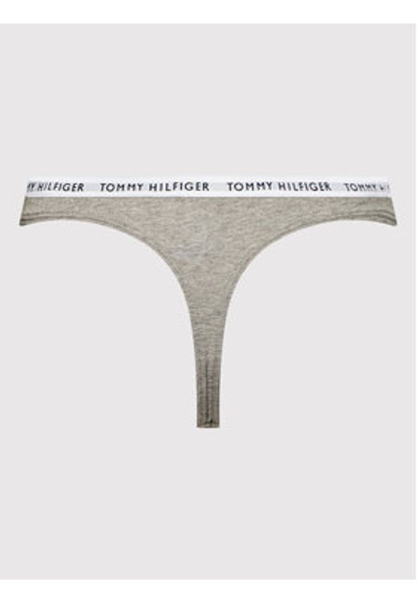 TOMMY HILFIGER - Tommy Hilfiger Komplet 3 par stringów 3p UW0UW02829 Kolorowy. Materiał: bawełna. Wzór: kolorowy
