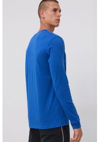 Under Armour - T-shirt/polo 1329585. Typ kołnierza: polo. Kolor: niebieski. Długość rękawa: długi rękaw. Wzór: nadruk #2