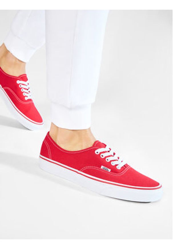 Vans Tenisówki Authentic VN000EE3RED Czerwony. Kolor: czerwony. Materiał: materiał