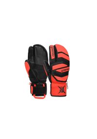Rękawice narciarskie Reusch Worldcup Warrior Lobster. Kolor: wielokolorowy, czarny, czerwony. Materiał: skóra. Sport: narciarstwo #1