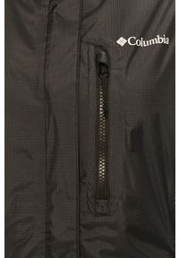columbia - Columbia kurtka outdoorowa Pouring Adventure II kolor czarny przejściowa 1760071-468. Kolor: czarny. Materiał: tkanina, materiał #6