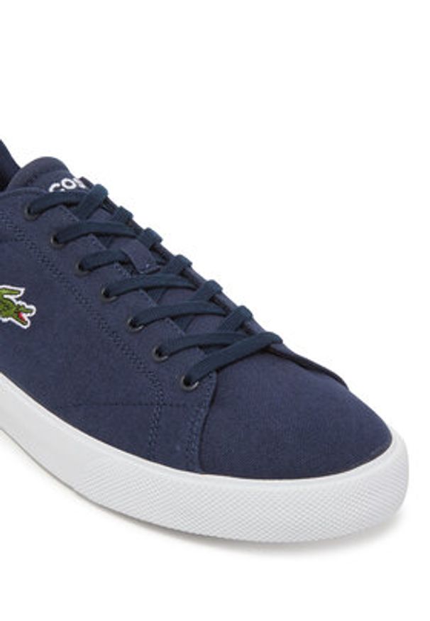 Lacoste Tenisówki La Piquee 2.0 7-49CMA0005 Granatowy. Kolor: niebieski. Materiał: materiał