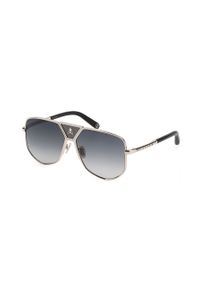 Philipp Plein okulary przeciwsłoneczne męskie kolor szary. Kolor: szary #4