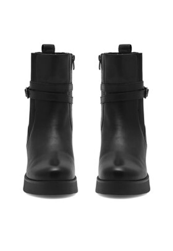 Lasocki Botki VELIA EST-VELIA-02 Czarny. Kolor: czarny. Materiał: materiał